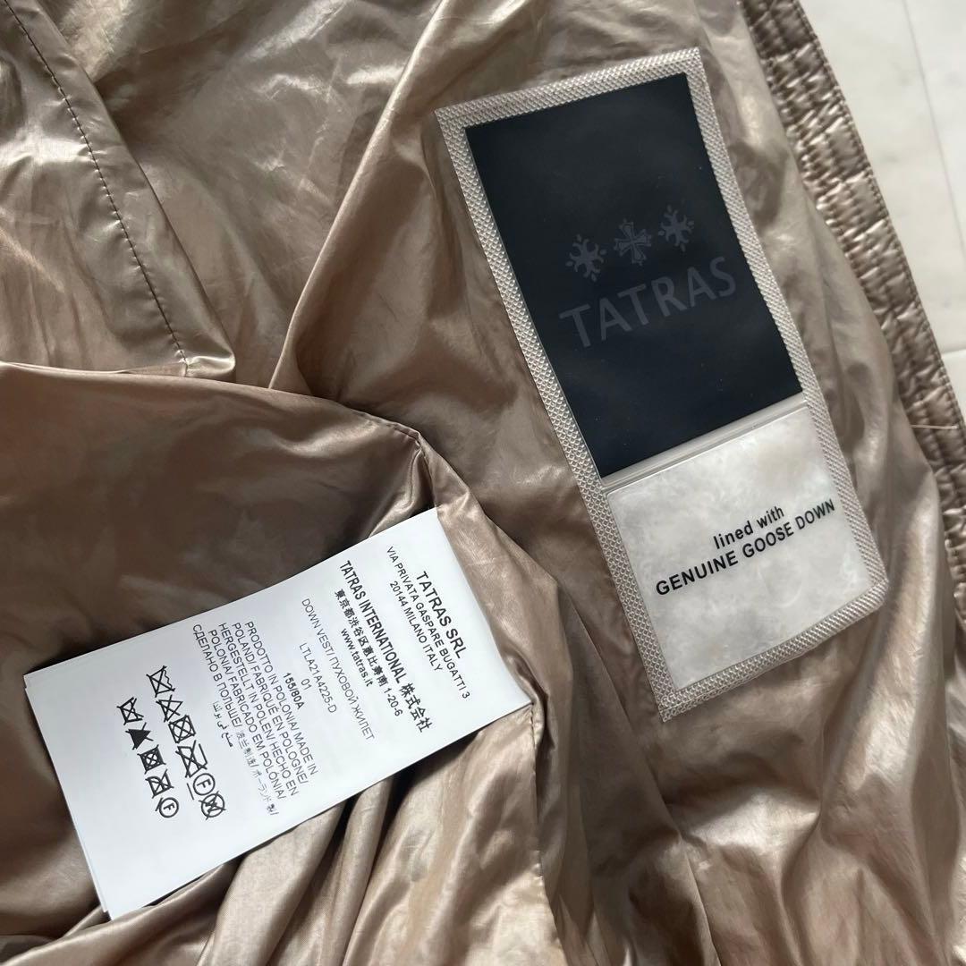 美品♡2021年 タトラス タウリア ダウンベスト ゴールド 1