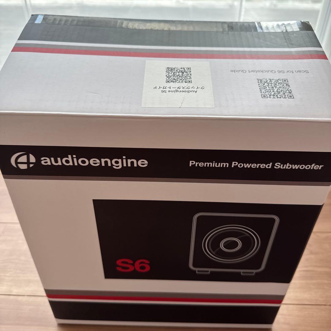 audioengine S6 ホワイト サブウーファー