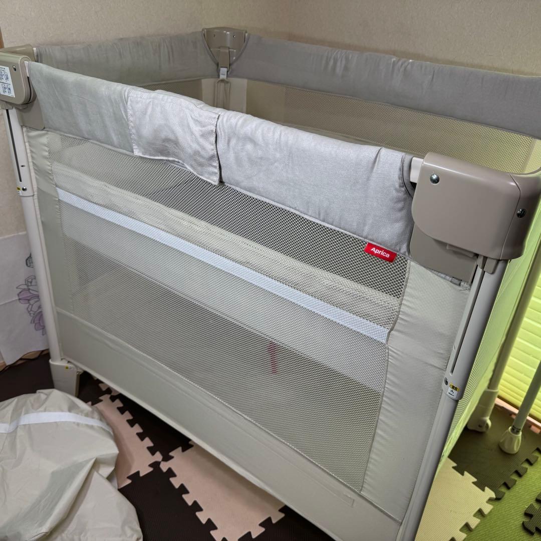 【極美品】 Aprica ココネルエアープラス 最上位モデル ベビーベッド