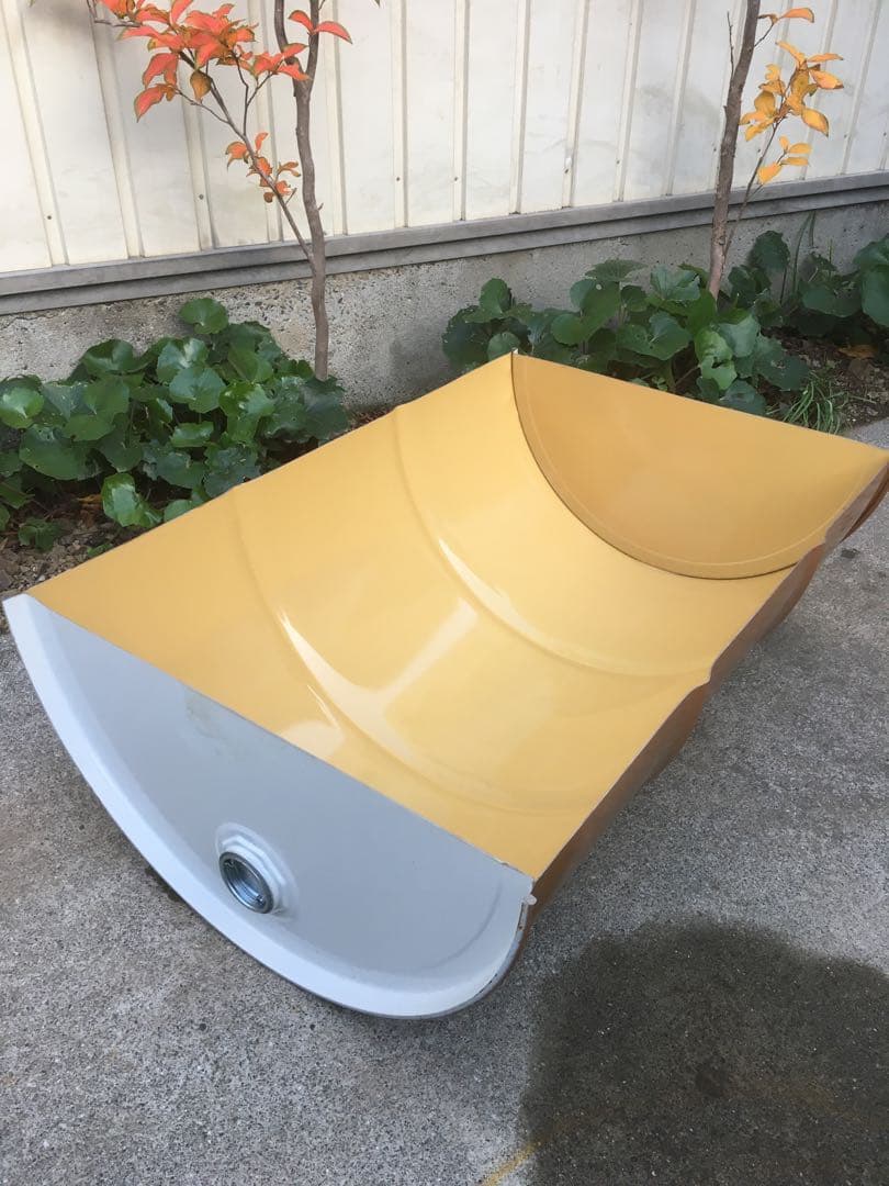 YAMA ドラム缶 半切り 縦半分 無加工 4個セット