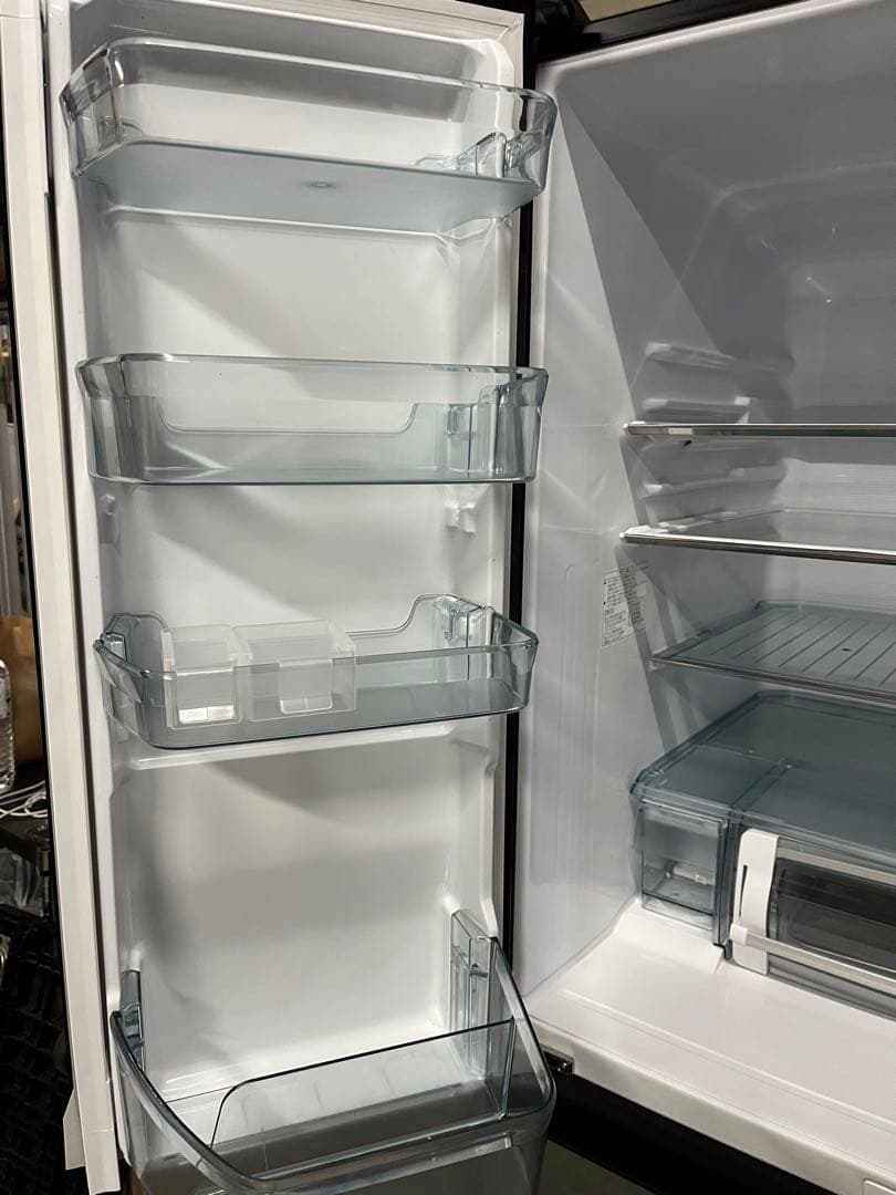 ☆日立 ガラストップ冷蔵庫 R-WXC74T(X) 735Lブラック 両開き