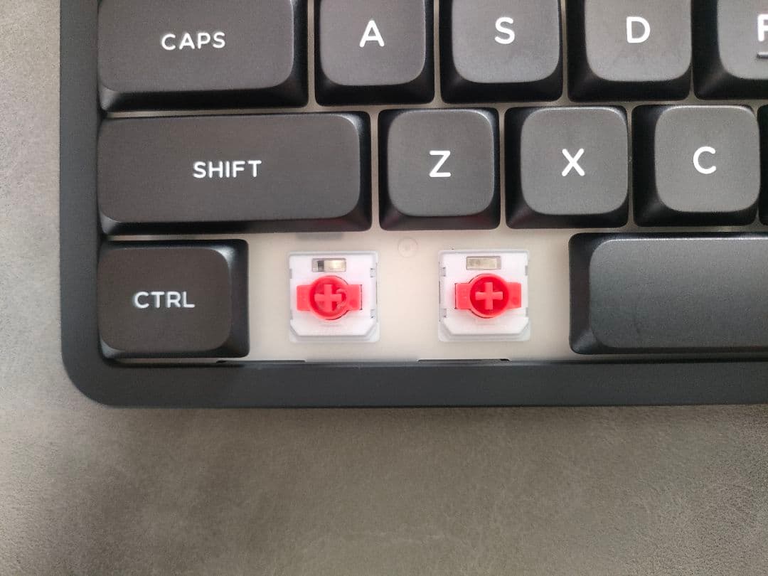 NuPhy Air75 V3 ホットスワップ対応 赤軸（Nano）英語配列