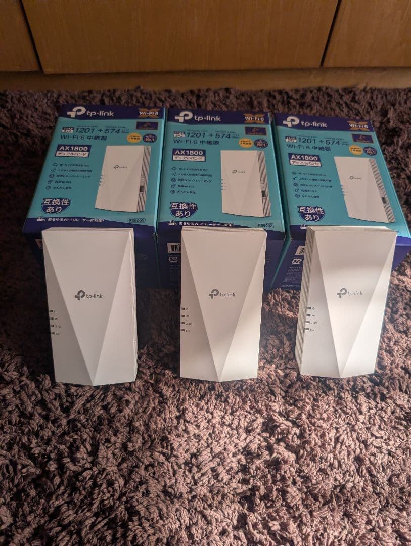 RE600X TP-Link 1201+574Mbps Wi-Fi 6 中継機