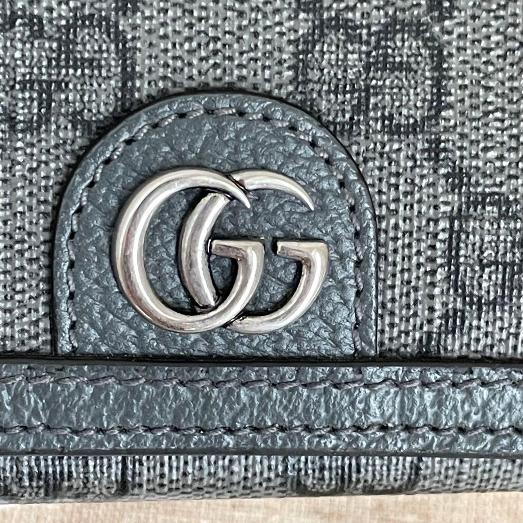 GUCCI グッチ　マーモント　オフディア　カードケース　名刺入れ　ミニ財布