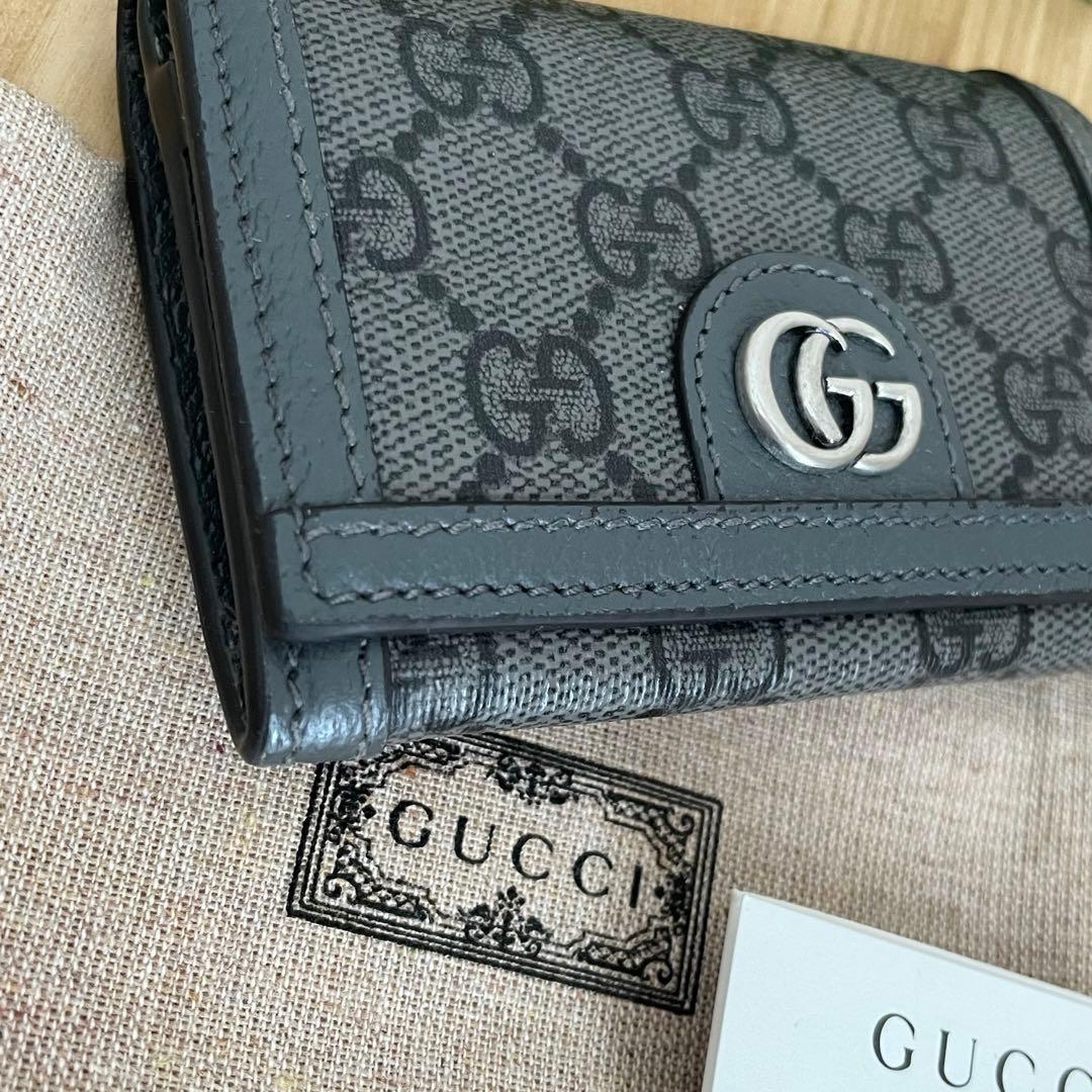GUCCI グッチ　マーモント　オフディア　カードケース　名刺入れ　ミニ財布