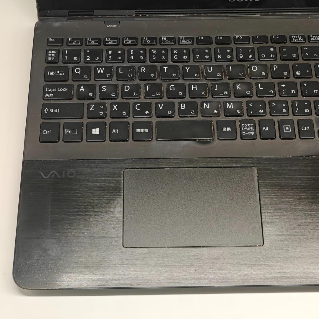 【VAIO】SVF 高速i7 SSD256GB 12GB ブラック ノートPC