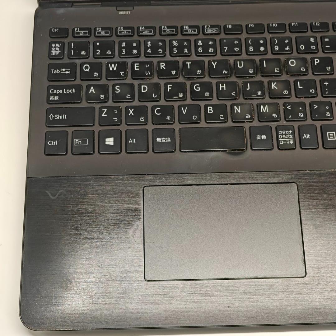 【VAIO】SVF 高速i7 SSD256GB 12GB ブラック ノートPC