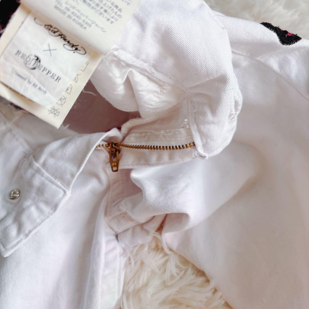 RED PEPPER + ED HARDYエドハーディコラボジーンズ　28インチ