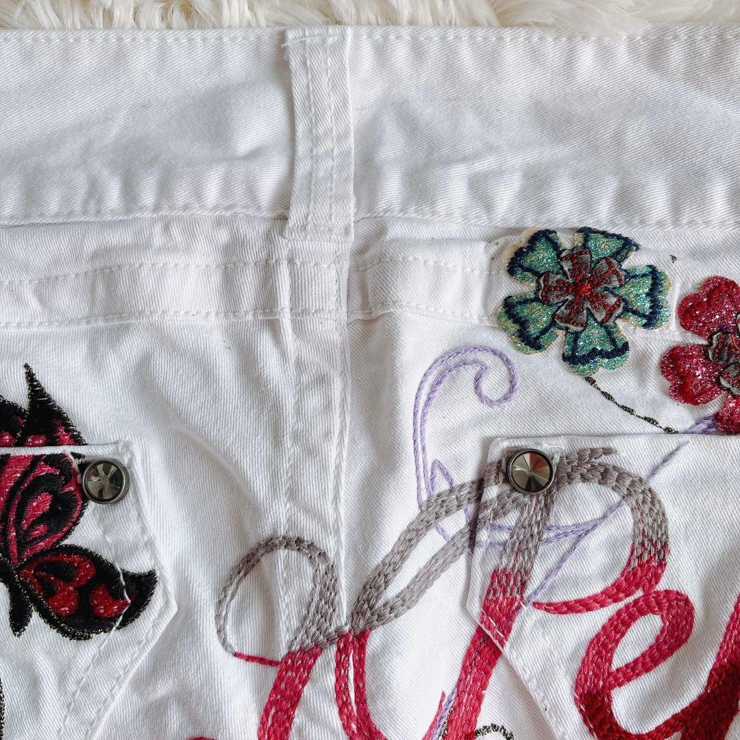 RED PEPPER + ED HARDYエドハーディコラボジーンズ　28インチ