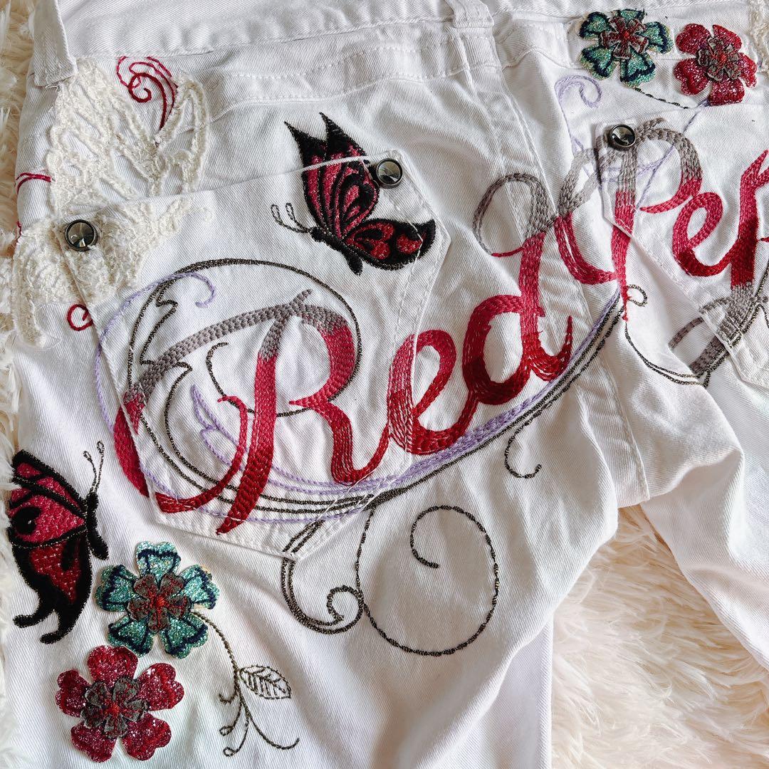 RED PEPPER + ED HARDYエドハーディコラボジーンズ　28インチ