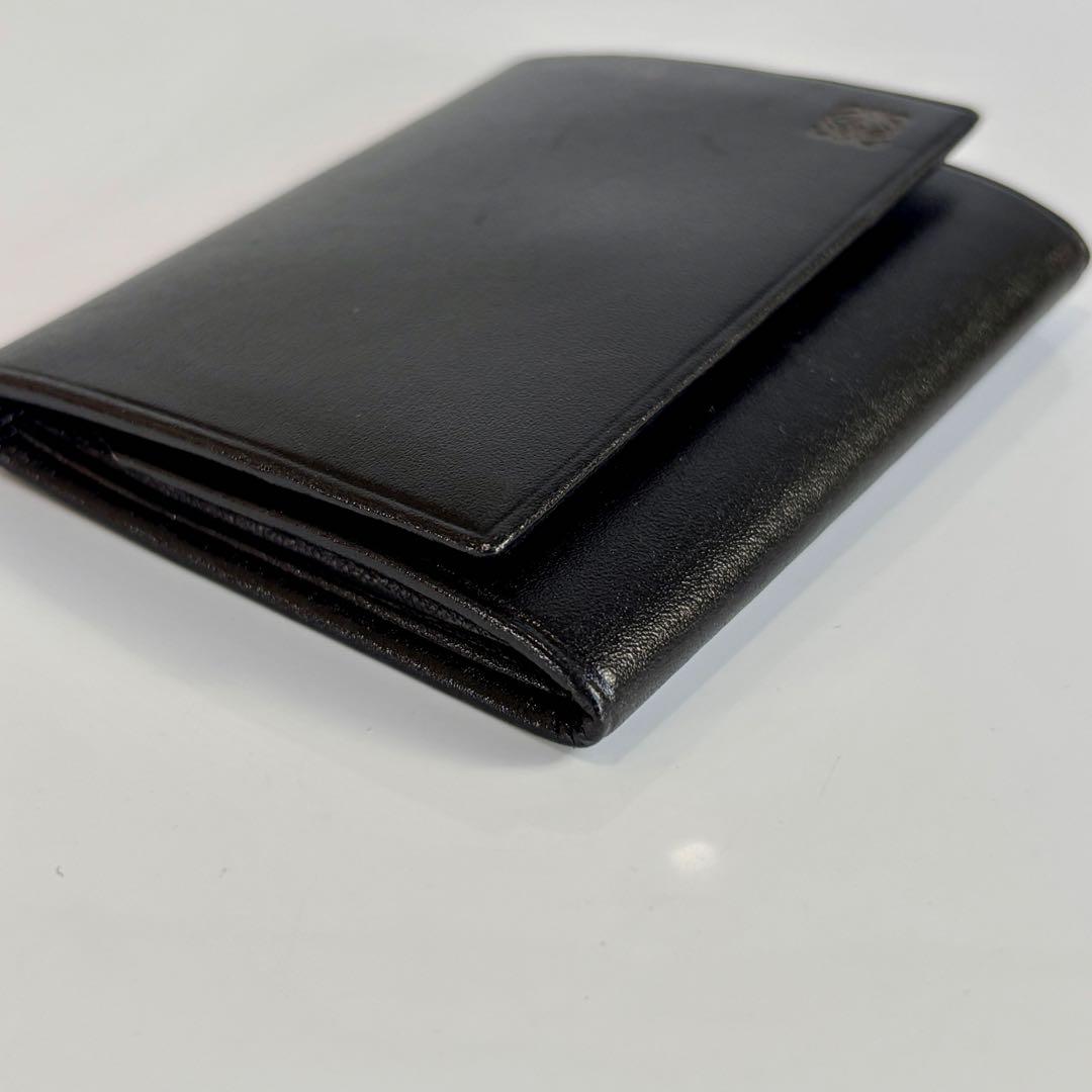 美品 LOEWE ロエベ アナグラム ケース 小銭入れ ミニ財布 レザー