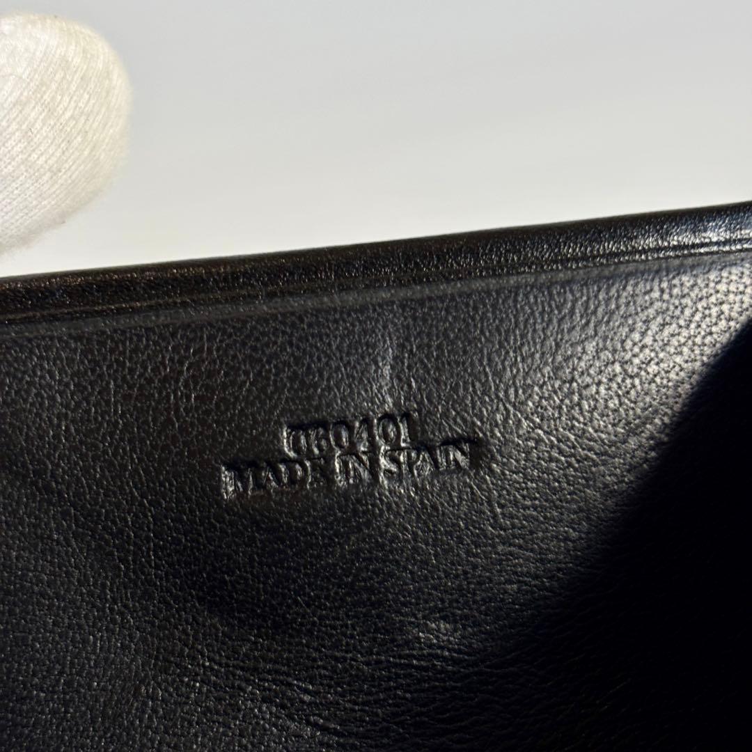 美品 LOEWE ロエベ アナグラム ケース 小銭入れ ミニ財布 レザー