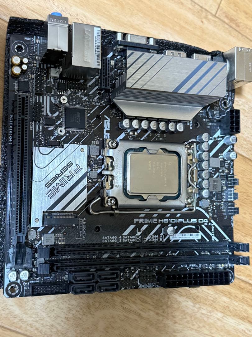 i5-14600KF & ASUS H610I-PLUS D4 ジャンク品