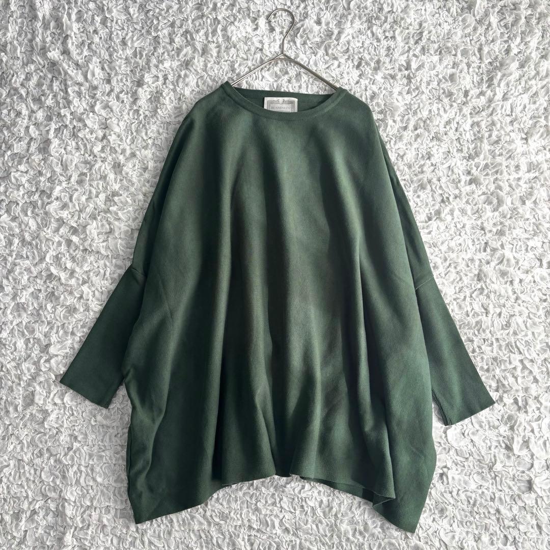 23SS BEARDSLEY コットンビックニット ショート　チュニック 長袖