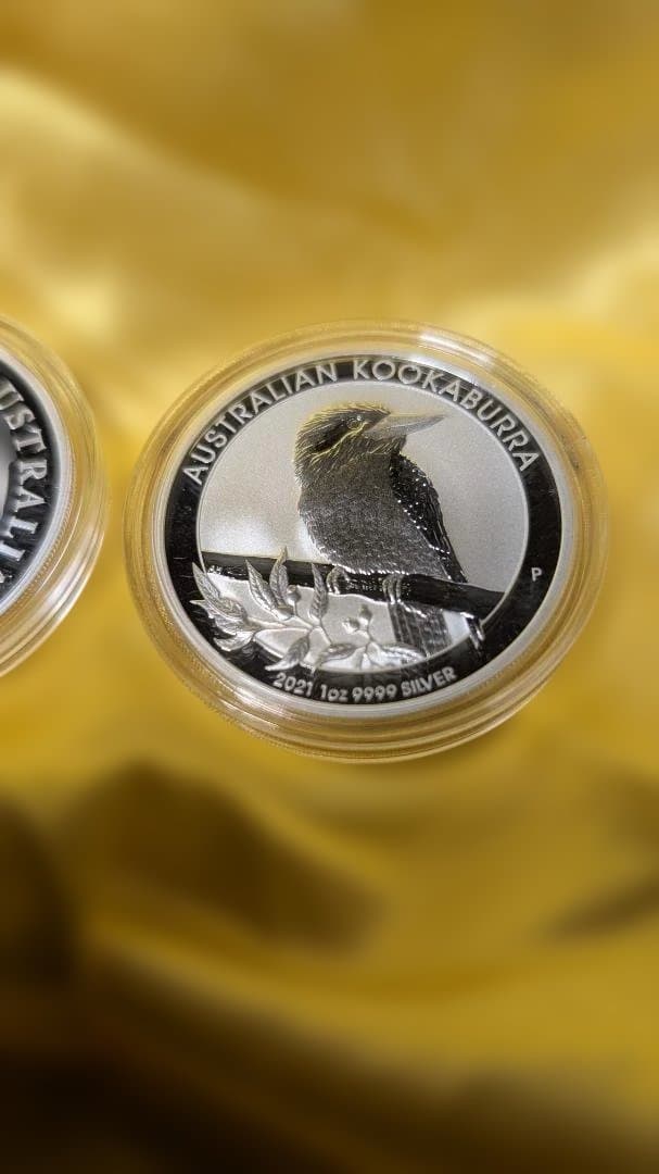 し*ぴ様 オーストラリア・クッカバラ銀貨 2枚セット 2021年　1オンス