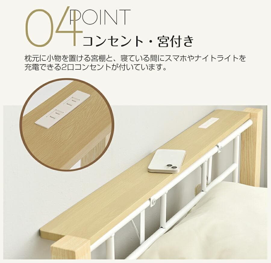 人気再入荷！【高さ130cm】ロフトベッド パイプベッド シングル　2COLOR