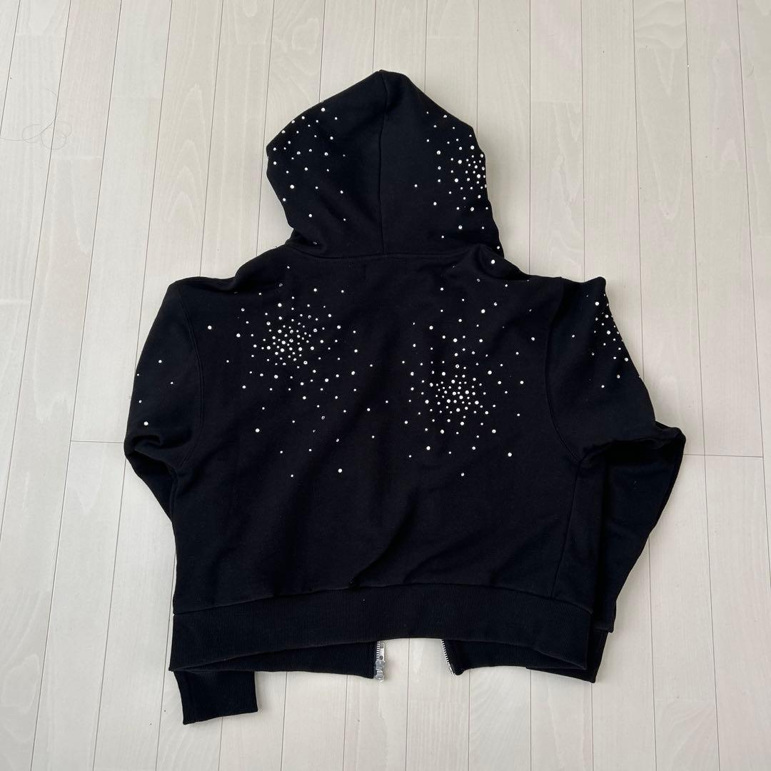 〆*様 【ラインストーンパーカー】 【定価約4万】フーディー パーカー 韓国スト
