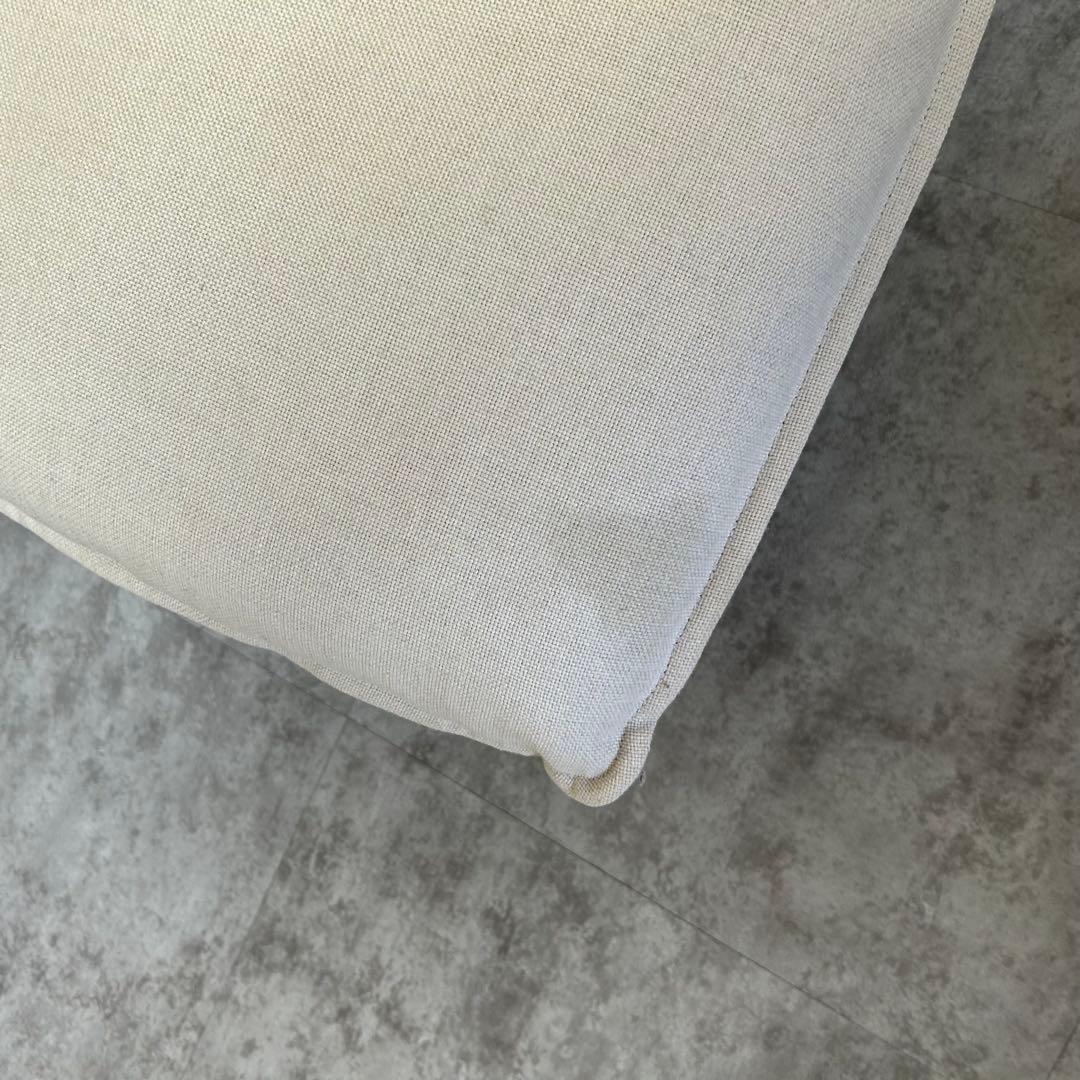 無印良品 ハイバックリクライニングソファ用オットマン アイボリー