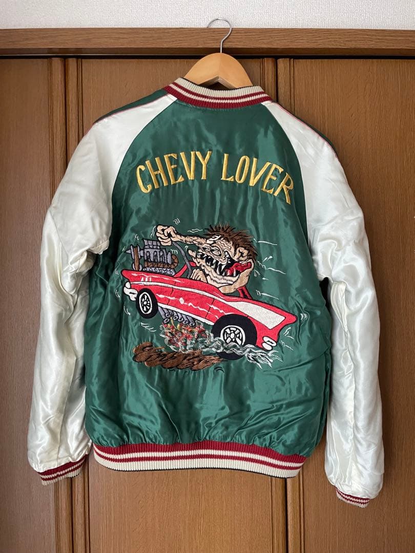 【美品】テーラー東洋 スカジャン シェビーラバー 氷室京介着用モデル Lサイズ