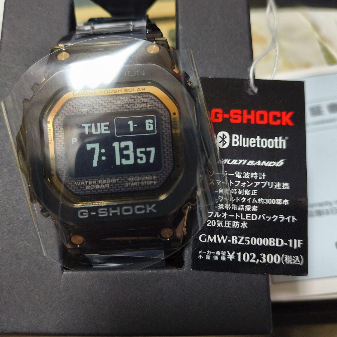 G-SHOCK　GMW-BZ5000BD-1JF　プライスタグ、保護フィルム付き
