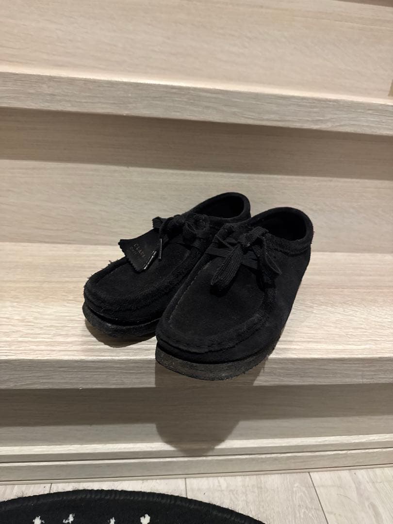 Clarks wallabee 23.5/24cm ブラック