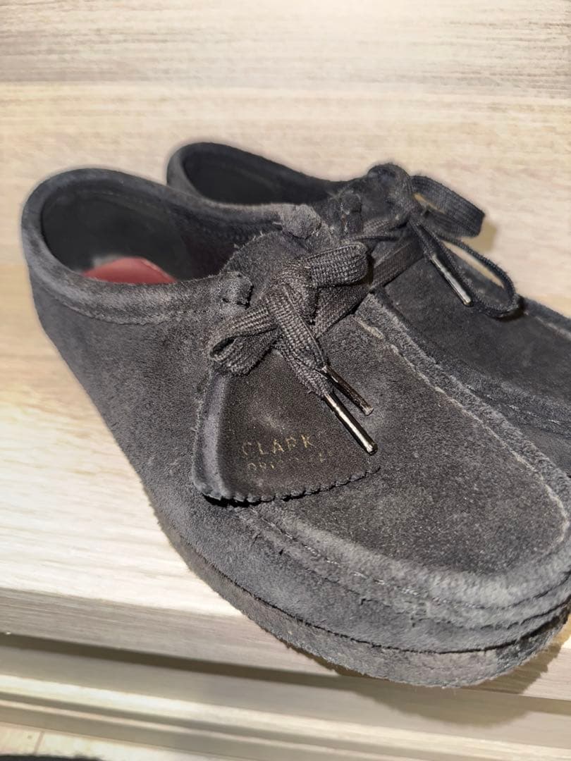 Clarks wallabee 23.5/24cm ブラック