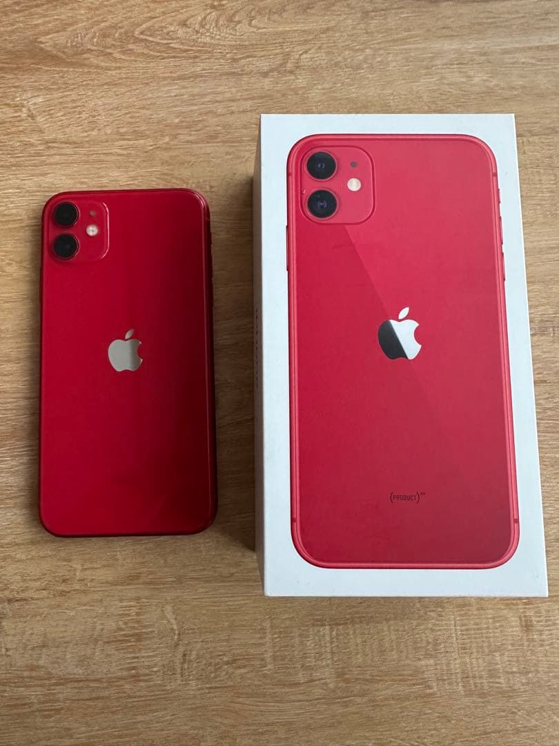 Apple iPhone 11 (PRODUCT RED) 本体 【箱付き】