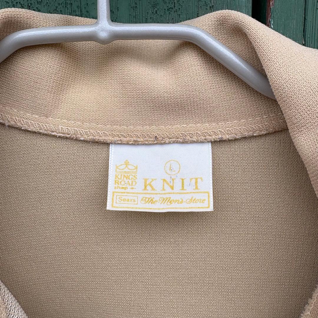 70s usa製 sears polyester knit jacket