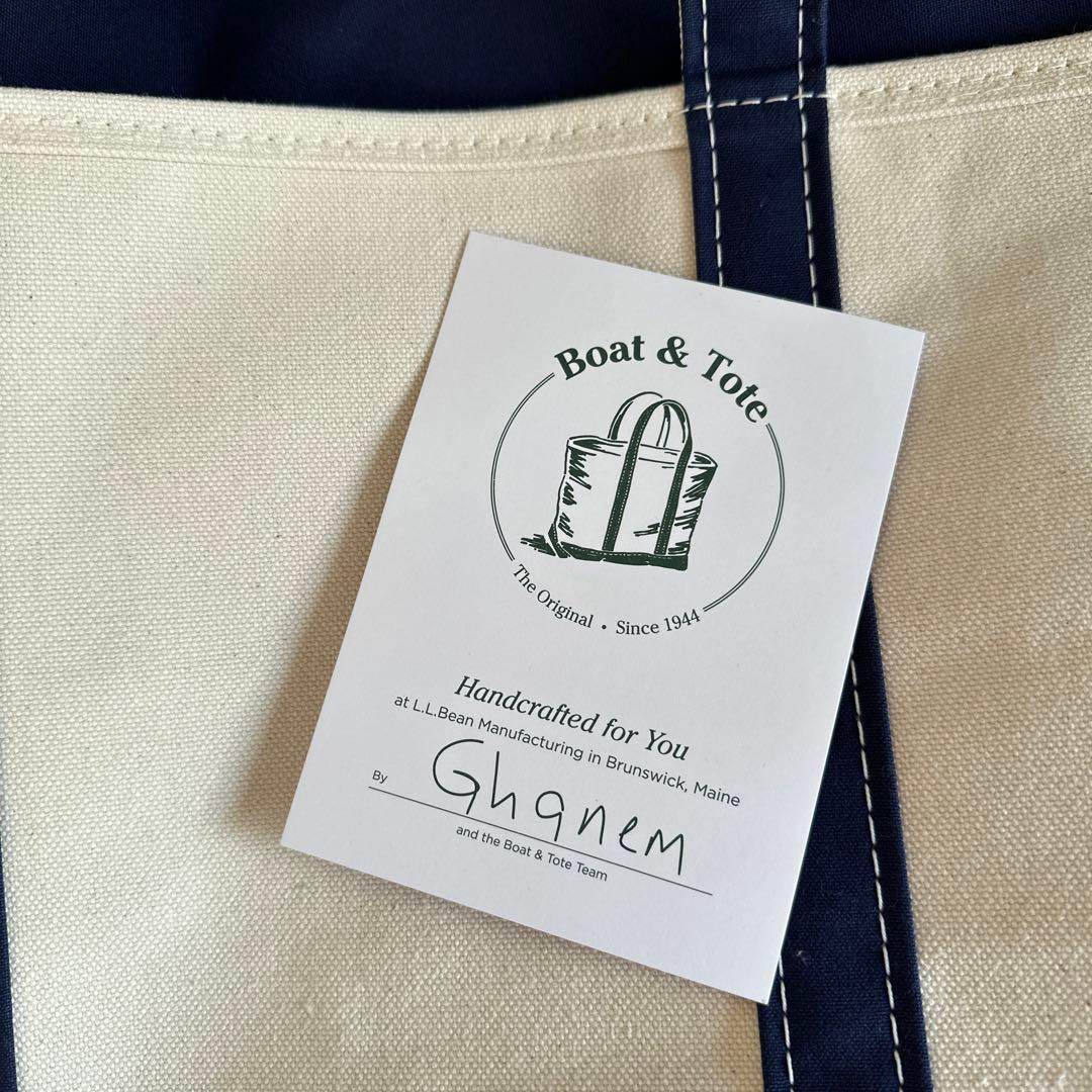 【L.L.Bean】USA製 ボートアンドトート ラージ ネイビー 新品未使用