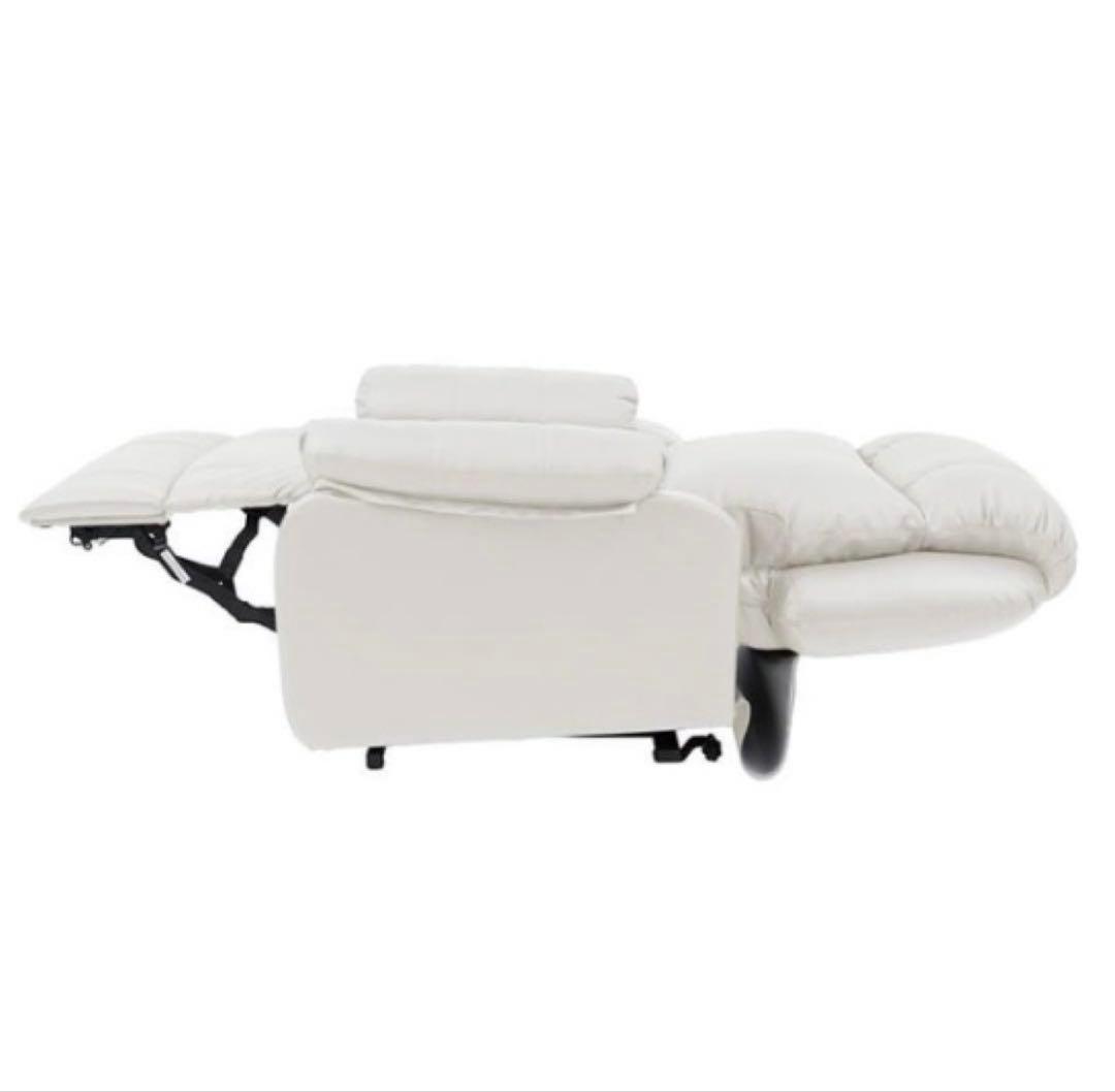 美品◇電動ラウンジチェア SHIFFON Jr シフォンジュニア ホワイト