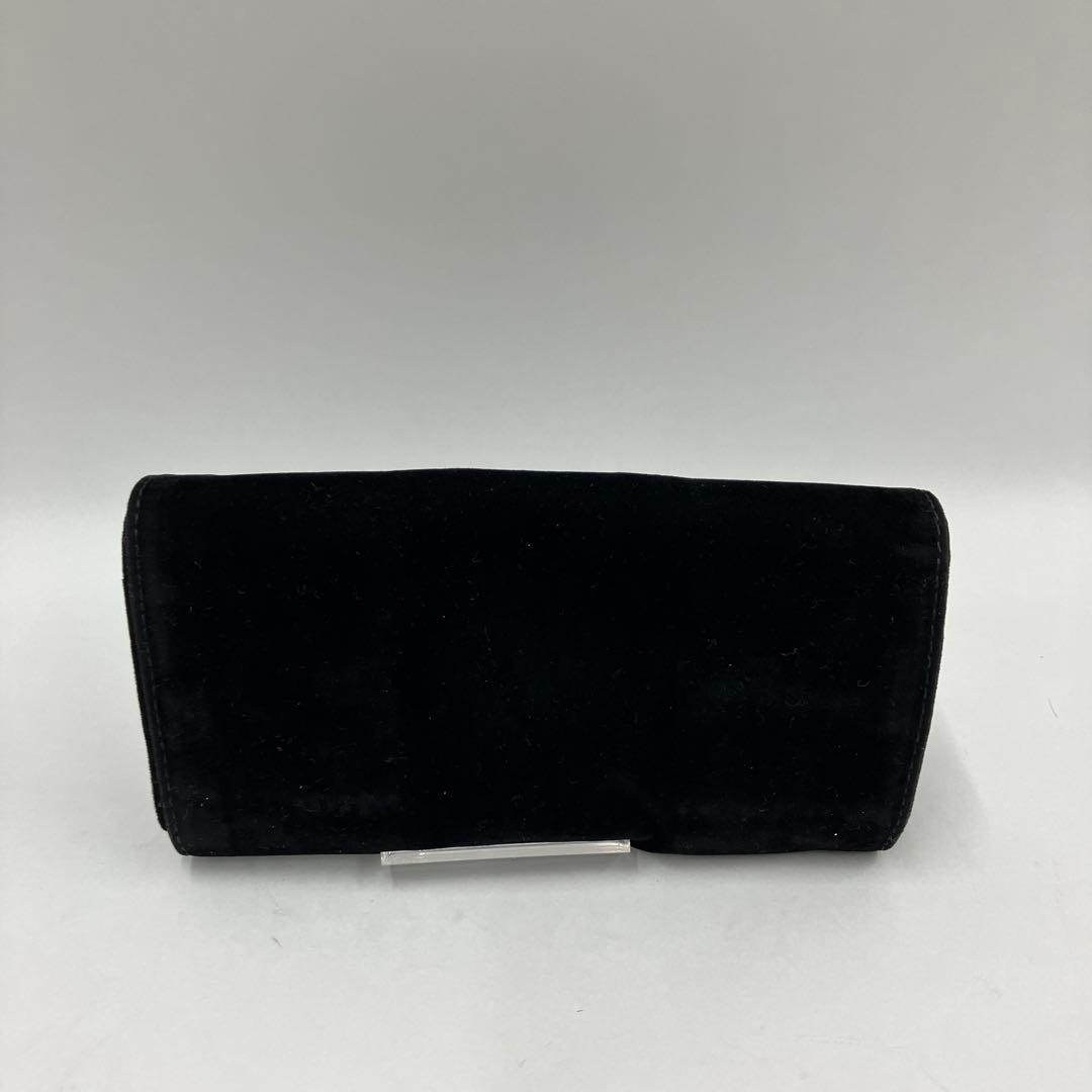 CHANEL シャネル ブラシケース ベロア ゴールド金具