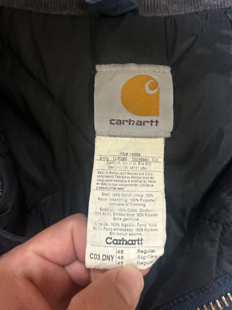 Carhartt C03 DNY ジャケット 46 ネイビー