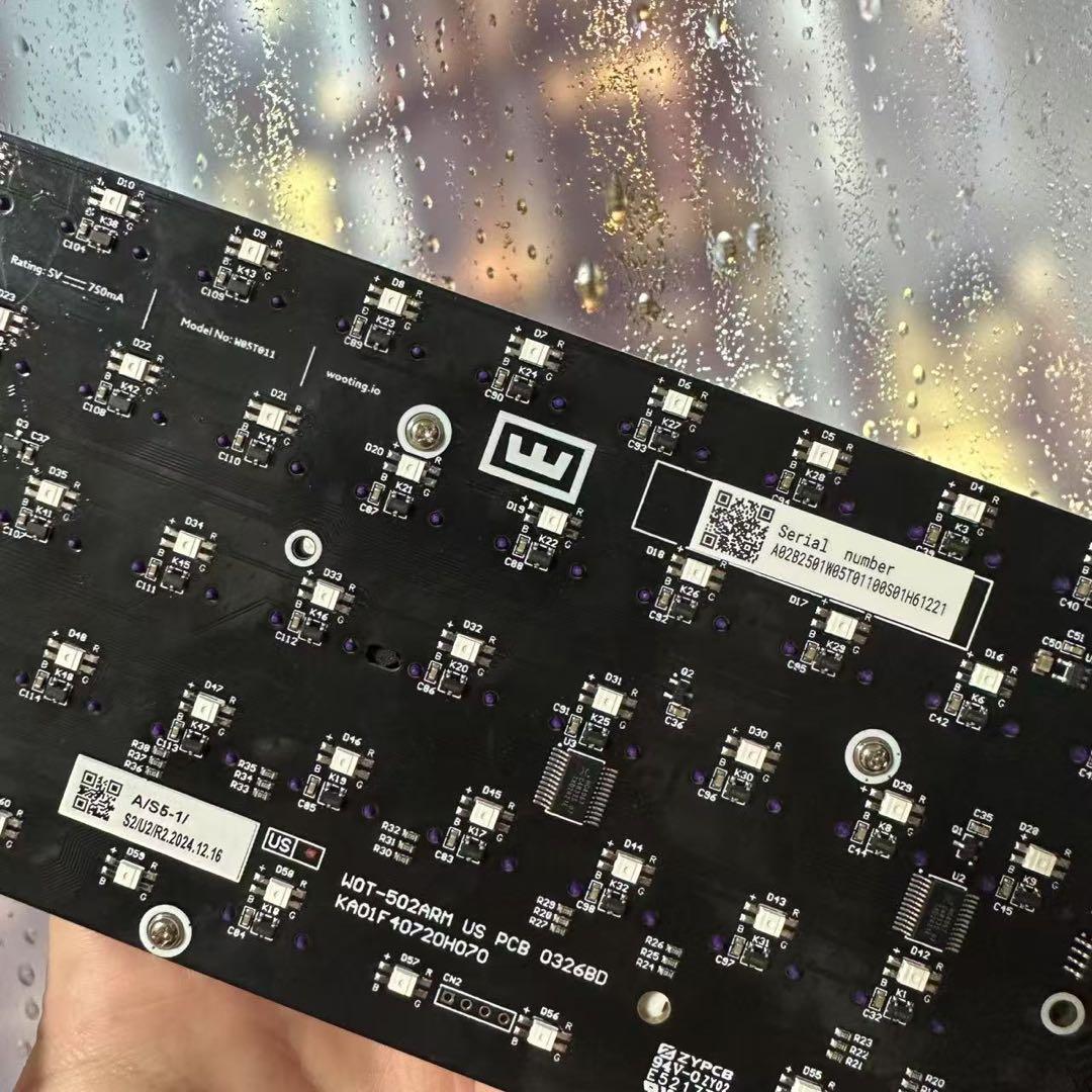 Wooting60 キーボード（JIS配列）｜マキマ花柄キーキャップ