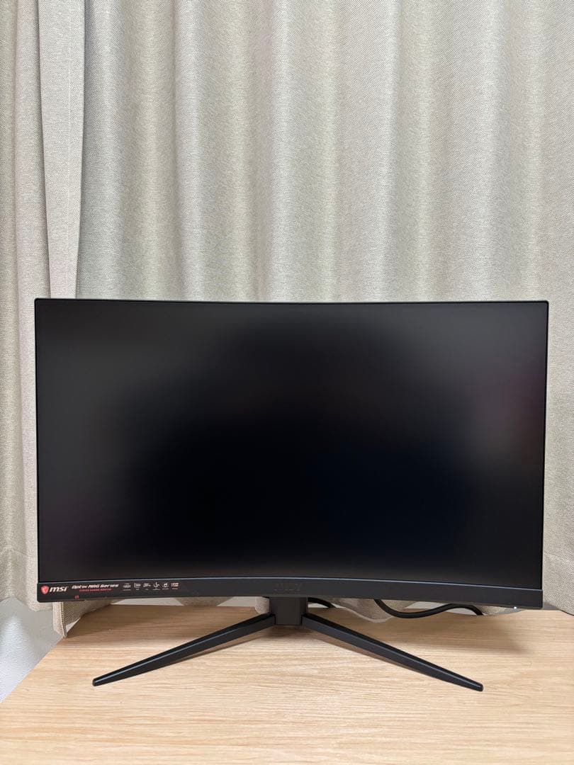 MSI 湾曲ディスプレイ モニター 本体
