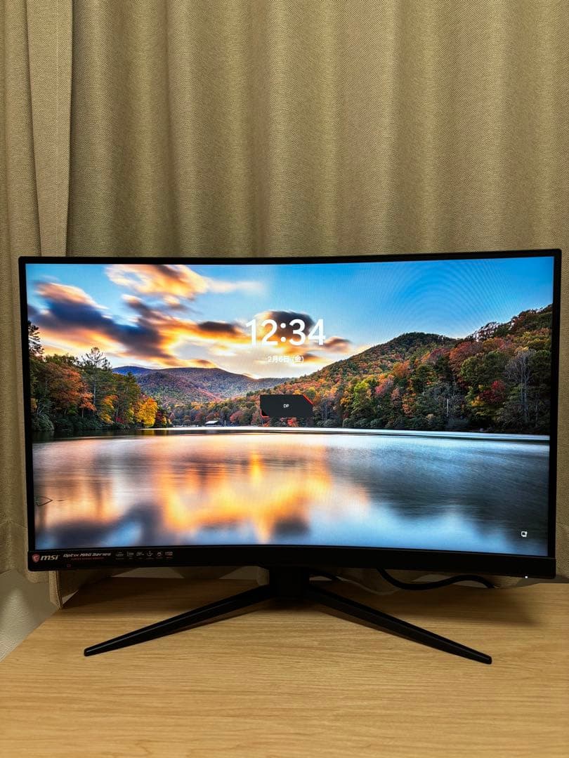 MSI 湾曲ディスプレイ モニター 本体