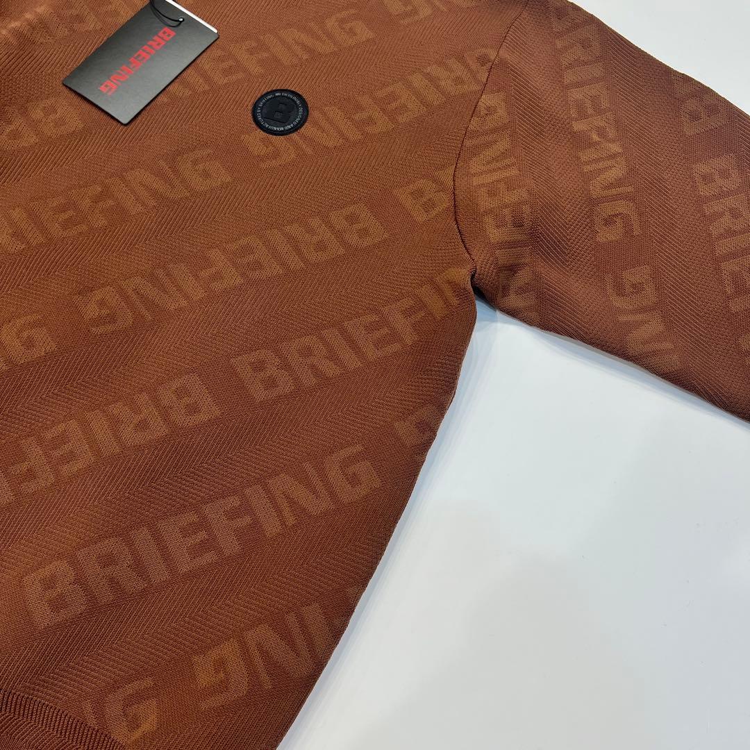 新品　BRIEFING CE BIAS LOGO CREWNECK KNIT M