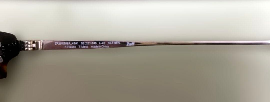 【週末限定値下げ】Zoff AOI IHARAクリアサングラス サーモント