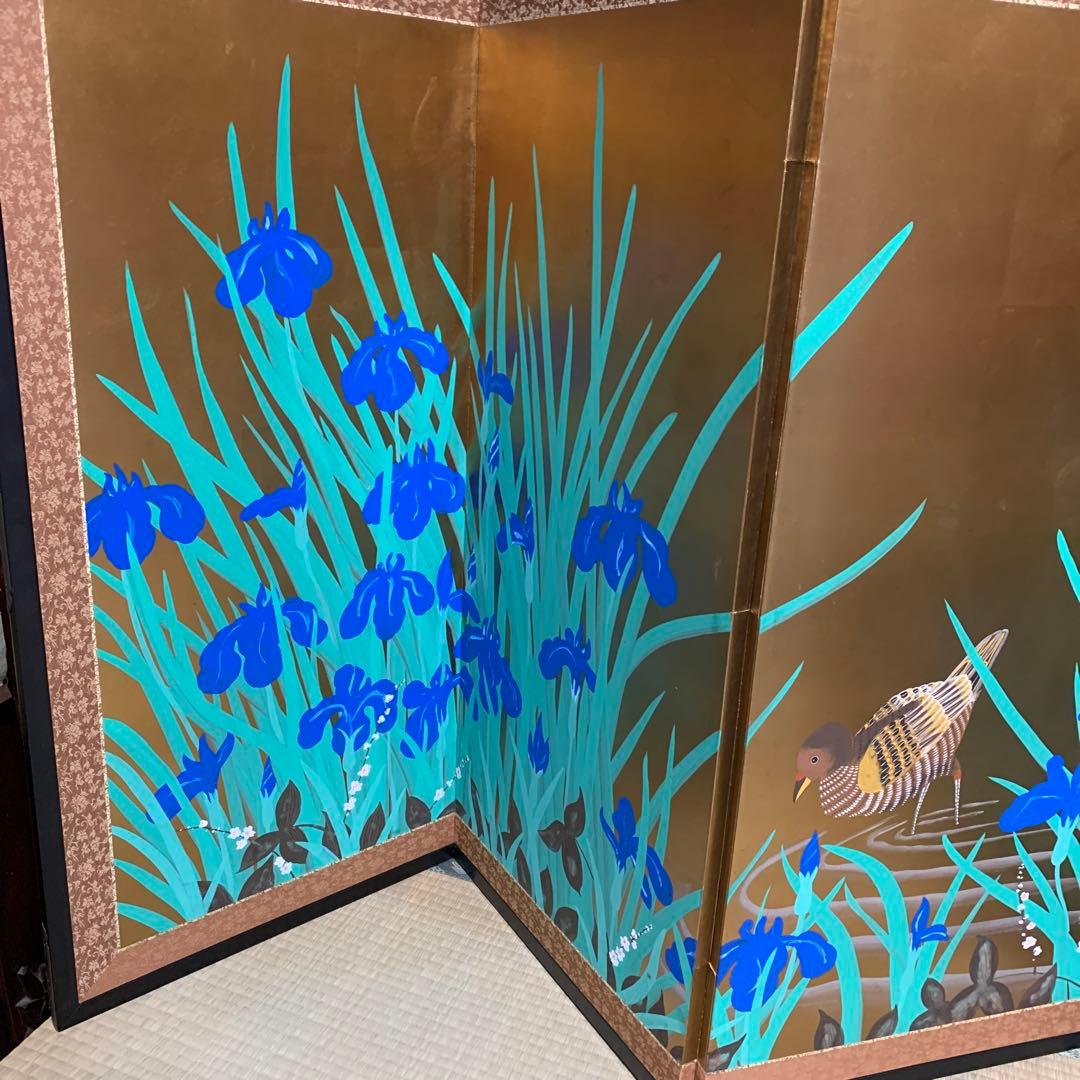 ２５日迄専用です。屏風　琴峰作　工芸品