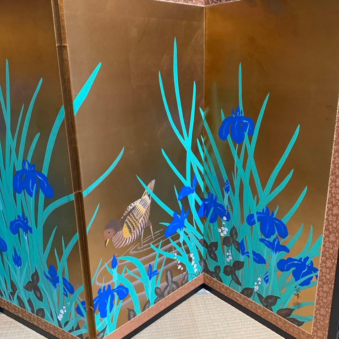 ２５日迄専用です。屏風　琴峰作　工芸品