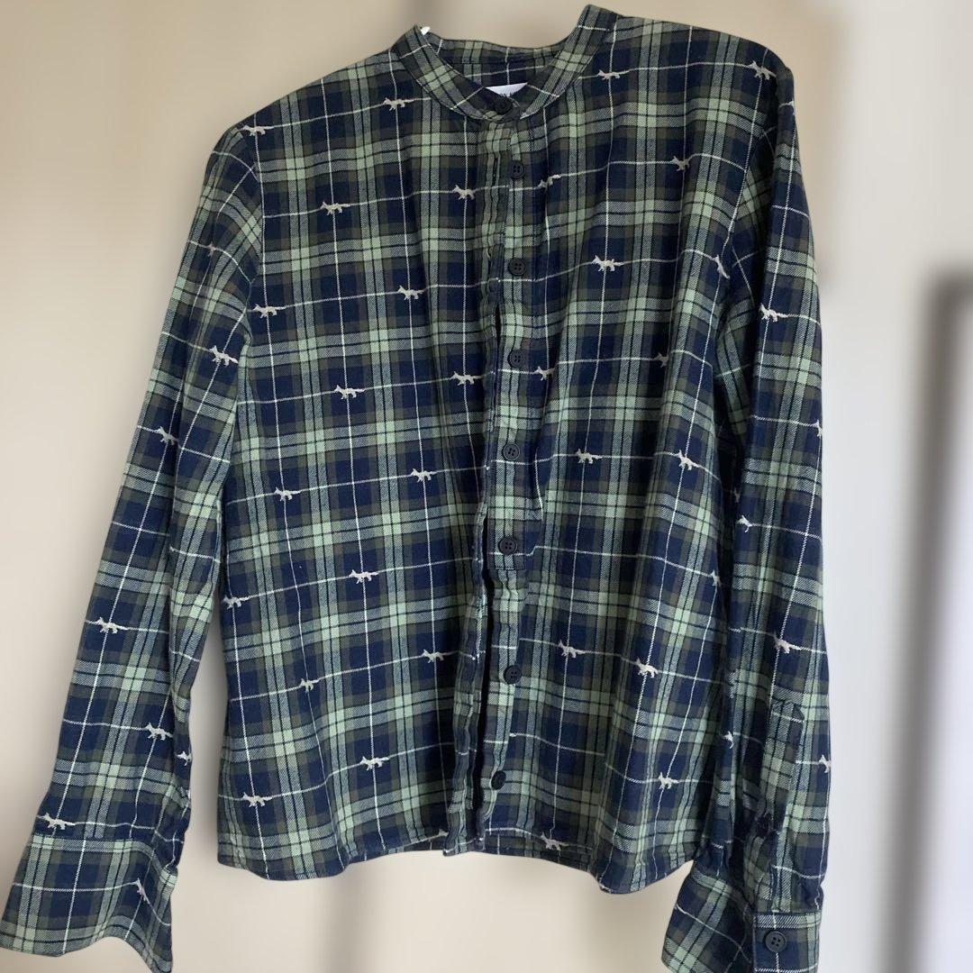 希少MAISON KITSUNÉ チェック柄シャツ 38