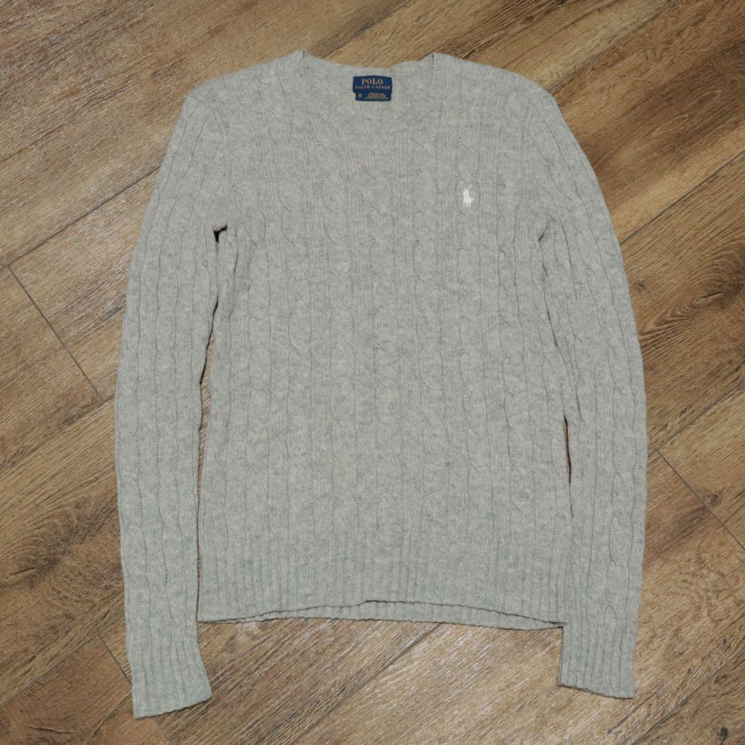 POLO RALPH LAUREN■カシミヤ混 ケーブル ニット セーター