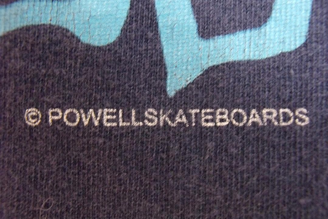 シ*ん様 パウエルペラルタ POWELL ラットボーンTシャツ 黒タグ古着ヴィン