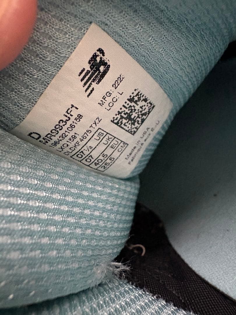 靴 NewBalance 993 joefreshgoods 25.5cm