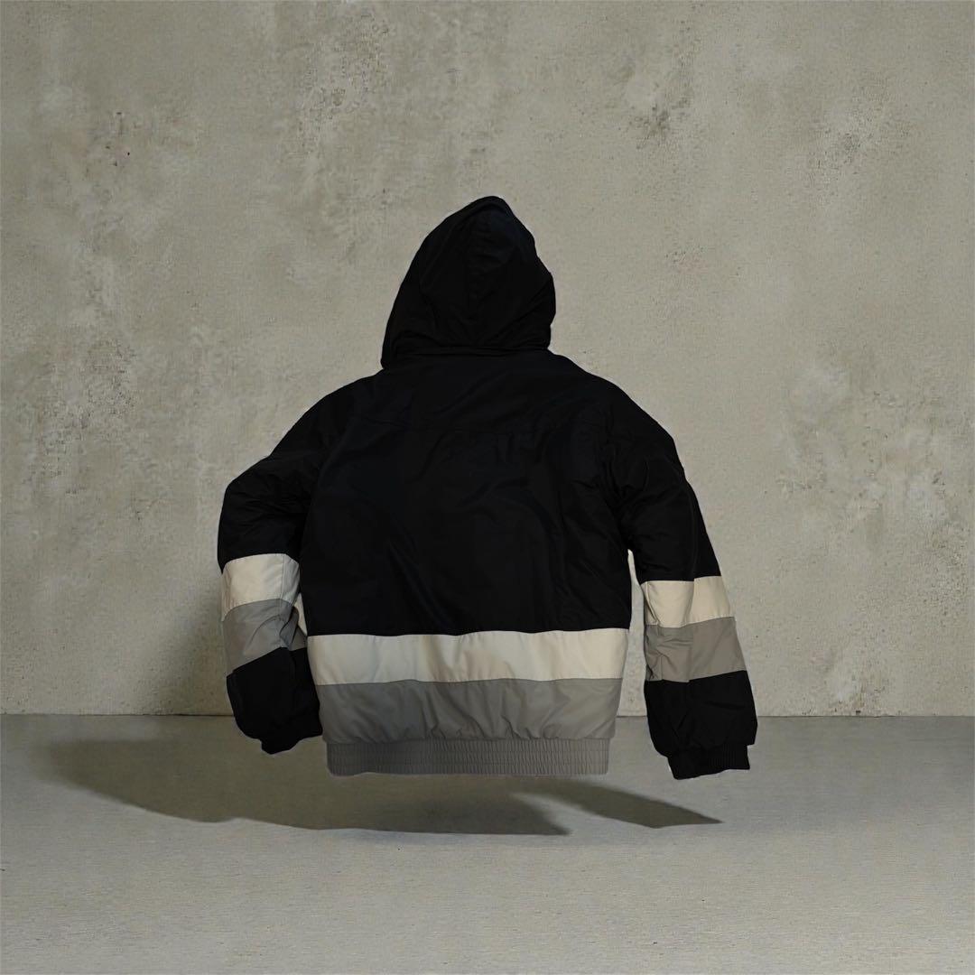 SUPREME hockey puffy jacket M 黒