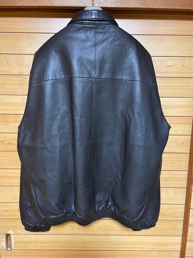 Ralph lauren レザー　スイングトップ　Lサイズ