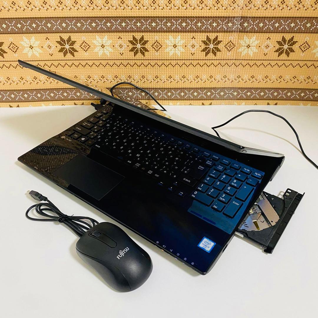 Y922 NECノートパソコンSSDメモリ8G高速Windows11オフィス付き