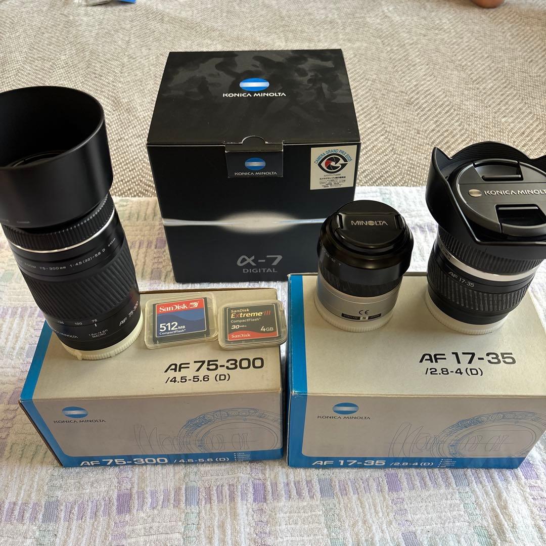 KONICA MINOLTA α-7 DIGITAL 一眼レフカメラ