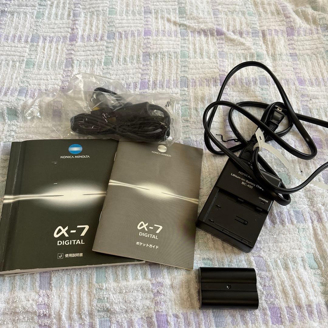 KONICA MINOLTA α-7 DIGITAL 一眼レフカメラ