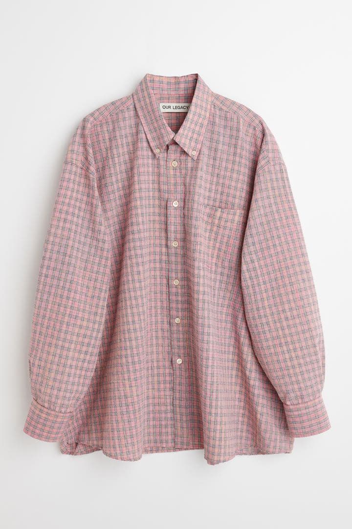 トップス our legacy BORROWED BD SHIRT PINK