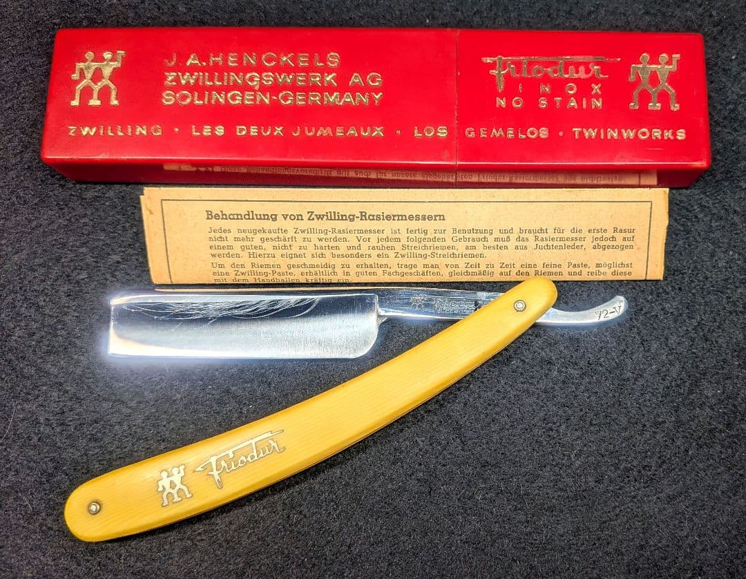 西洋剃刀 ヘンケルス 72-V ケース付き #989